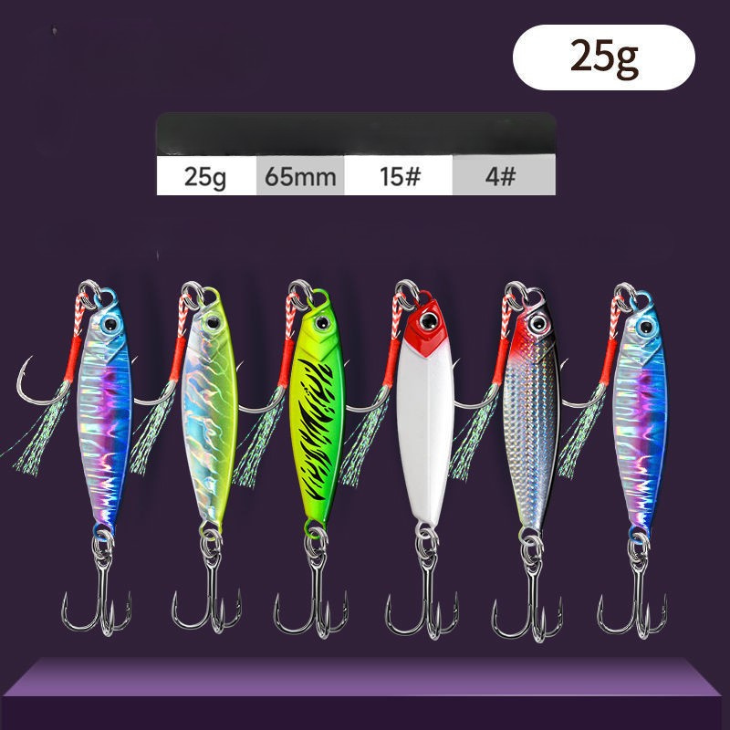 Metal Jig Fishing Lures Set Sinking Hard Fishing Bait Set