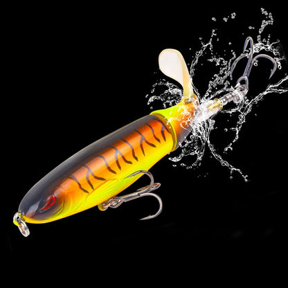Fishing Lure Whopper Popper Artificial Bait Rotating Tail image 0