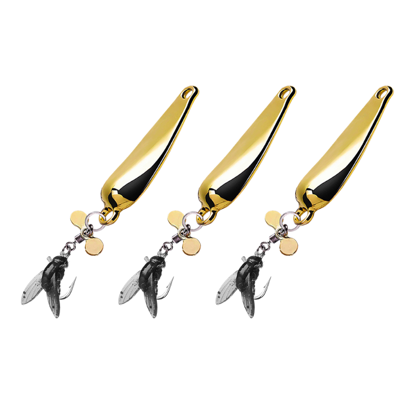 Spinnerbait Fishing Lure with Micro Fly Soft Bait