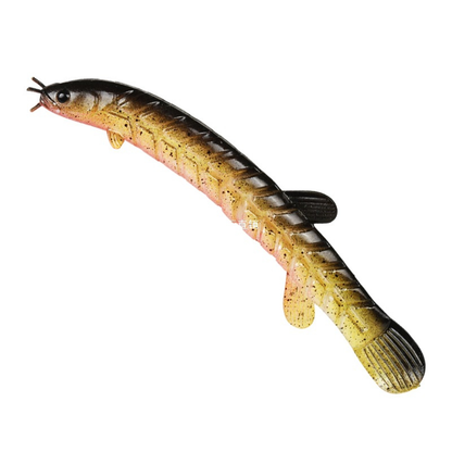 Lifelike Mud Loach Soft Bait Realistic Bionic Loach Lure for Bass & Freshwater Fishing