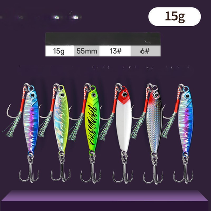 Metal Jig Fishing Lures Set Sinking Hard Fishing Bait Set