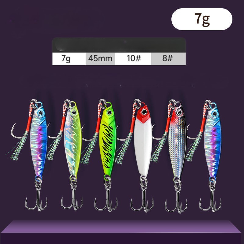 Metal Jig Fishing Lures Set Sinking Hard Fishing Bait Set