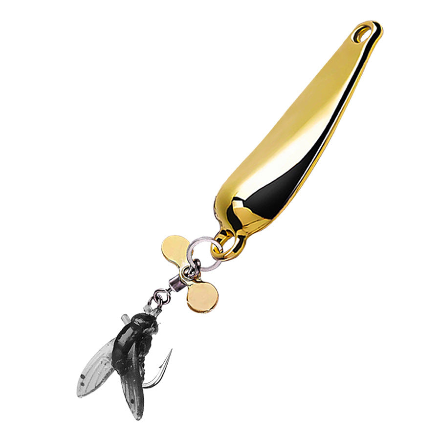 Spinnerbait Fishing Lure with Micro Fly Soft Bait