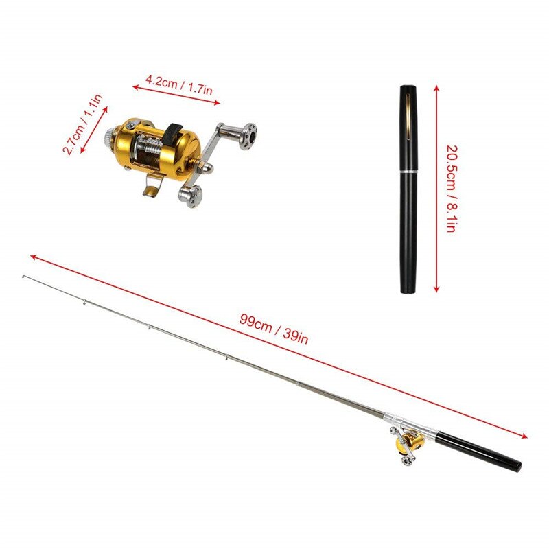 Portable Pocket Mini Fishing Rod