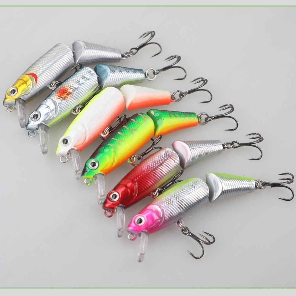 Six colors of the 2-section sinking minnow